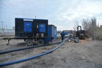 Городские власти решают вопрос с аварией на системе водоотведения в Военном городке