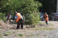 В парке ГРЭС прошла акция по уборке территории