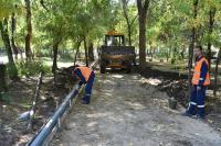 Глава администрации Астрахани Радик Харисов посетил объекты благоустройства в Трусовском районе