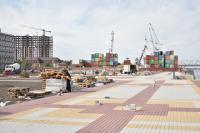 Работы на набережной Волги в самом разгаре