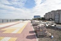 Работы на набережной Волги в самом разгаре