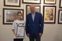 В Астрахани открылась выставка «Любимый город в красках детства»