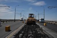 В Астрахани продолжается ремонт Нового моста
