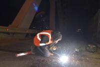 На Старом мосту провели ямочный ремонт