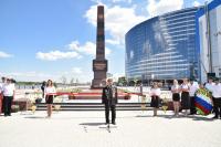 На новой набережной открыт памятный обелиск	