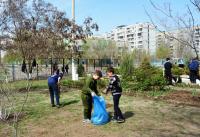 Астраханские школы присоединились к  месячнику чистоты 