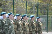 В Астрахани прошёл конкурс-смотр строя и песни среди школьников