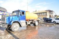 На улицы выведена дополнительная спецтехника