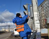 В Кировском районе запущено четыре новых светофора