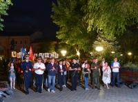 У мемориала «Вечный огонь» прошла ночная акция «Свеча памяти»