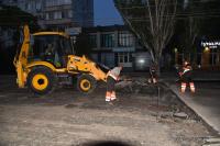 Ночной ремонт улицы Савушкина от ул. Анри Барбюса до ул. Академика Королева