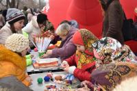 Зиму проводили с огоньком