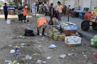 На Больших Исадах ликвидируют стихийный рынок