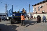 На Больших Исадах ликвидируют стихийный рынок