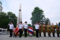 В Астрахани прошла Линейка памяти и скорби