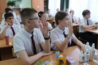 В астраханской гимназии прошел экологический урок