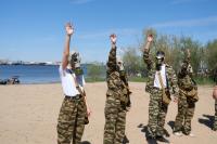 Школа №55 в четвертый раз подряд выиграла военно-спортивную игру «Зарница»