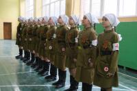 В Астрахани прошел конкурс-смотр строя и песни среди школьников