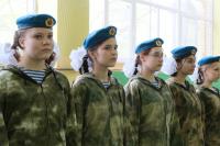 В Астрахани прошел конкурс-смотр строя и песни среди школьников