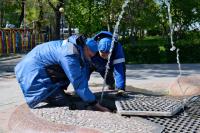 Фонтаны в Астрахани готовят к запуску