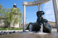 Фонтаны в Астрахани готовят к запуску