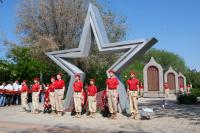 Трусовчане отметили приближающийся День Победы митингом и концертом