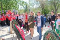 Трусовчане отметили приближающийся День Победы митингом и концертом