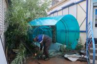 На рынке в Жилгородке демонтируют незаконные конструкции