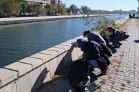 80 мешков мусора собрали на Городском острове