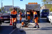 На Красной Набережной отремонтировали покрытие проезжей части