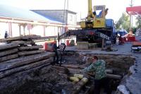 На улице Адмирала Нахимова завершается ремонт тепловых сетей