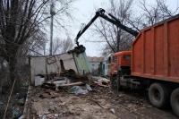 В микрорайоне Бабаевского демонтируют расселенные дома