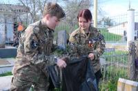 В Астрахани приводят в порядок места захоронения ветеранов Великой Отечественной войны