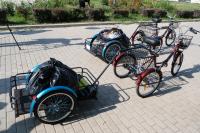 В центре Астрахани появились дворники-велосипедисты  