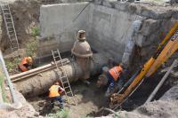 Подрядчик ведет подготовительные мероприятия для проведения ремонтных работ, запланированных на время останова