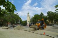 На улице Костина отремонтировали тротуар