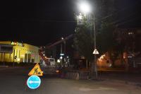 На проезде Воробьева установили новое освещение