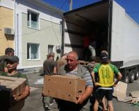 В Кременской район ЛНР доставили гуманитарный груз из Астраханской области