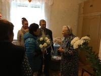 Сегодня поздравления с 95-летием принимала ветеран Великой Отечественной Войны житель Ленинского района города Астрахани Гурьянова Антонина Васильевна