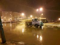 Откачка дождевых вод на территории Трусовского района.