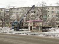 Демонтаж незаконно размещенного объекта по ул. Красноармейская, 35