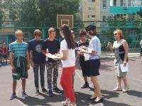 В рамках проекта «Дорога в жизнь» прошло спортивное мероприятие «Веселые старты»