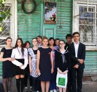 Возложение цветов к мемориальным доскам участникам Великой Отечественной Войны 