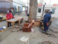 На территории района проведены рейдовые мероприятия в мкр. Казачий по ул. Космонавта Комарова, направленные на выявление и ликвидацию несанкционированной торговли