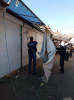 Прошел рейд на территории, прилегающей к рынку "Большие Исады"