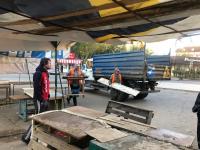 На территории Ленинского района г. Астрахани проведены рейдовые мероприятия по ликвидации несанкционированной торговли и поддержания надлежащего санитарного состояния