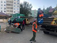 На территории Ленинского района г. Астрахани проведены рейдовые мероприятия по ликвидации несанкционированной торговли и поддержания надлежащего санитарного состояния