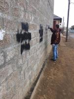 Проведено рейдовой мероприятие по выявлению и ликвидации надписей с рекламой наркотических средств и психотропных веществ