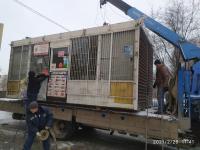 Проведение работ по демонтажу самовольно установленных объектов движимого имущества