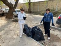 Сотрудники администрации Кировского района и других структурный подразделений провели День чистоты.